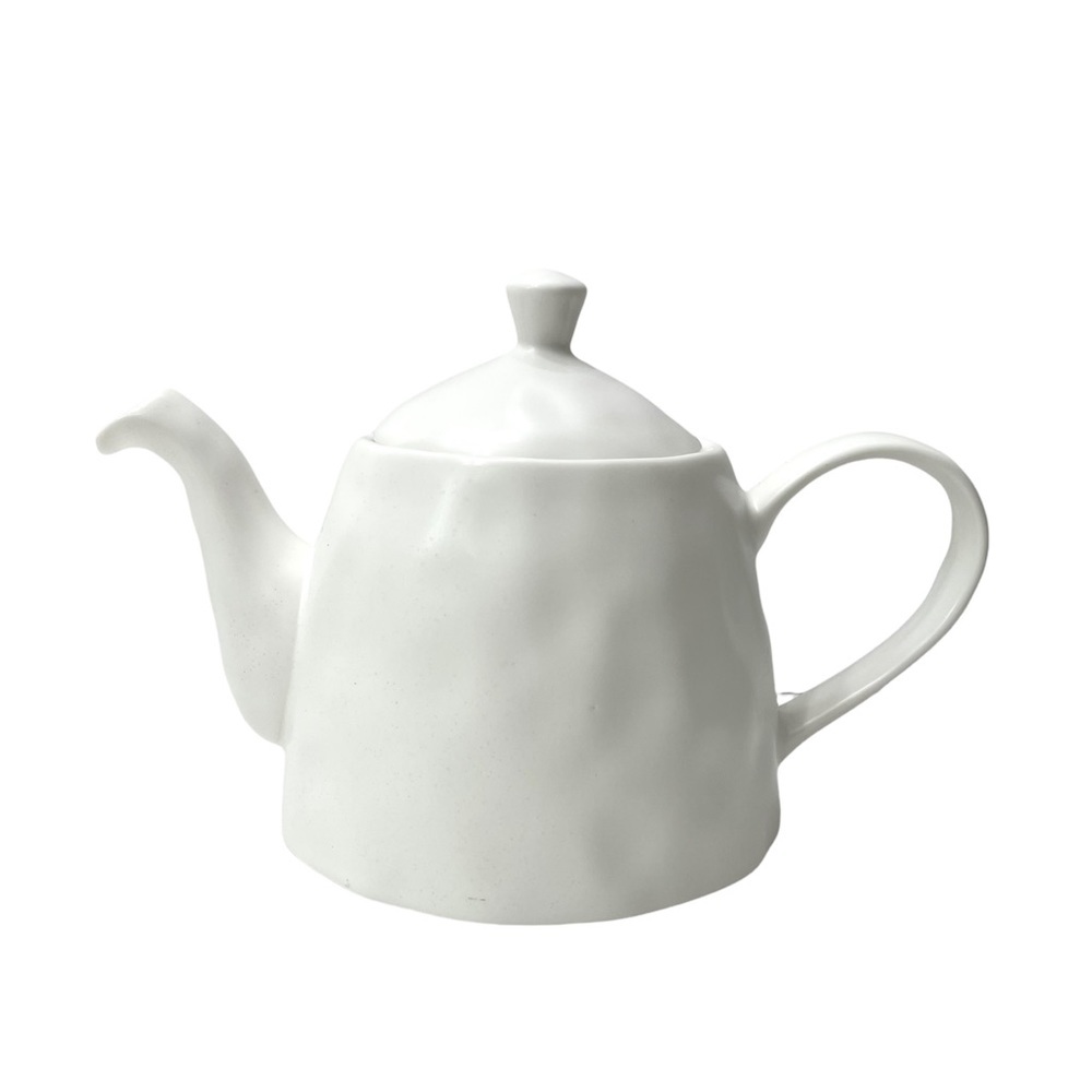 Potter’s House White Ceramic Tea Pot - Picture 1 of 5
